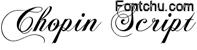 Chopin Script font
