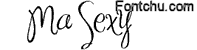 Ma Sexy font