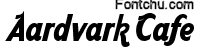 aardvarkcafe font