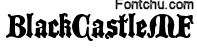 blackcastle font