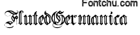 flutedgermanica font