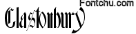 glastonbury font