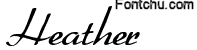 heather font
