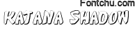 katana font