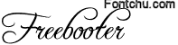 freebooterscript font